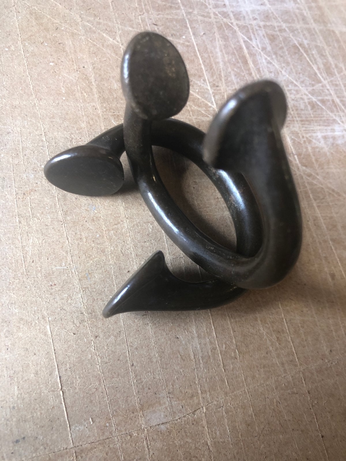 Antieke Afrikaanse Manilla Armbanden - Set van 2, Ophalen of Verzenden