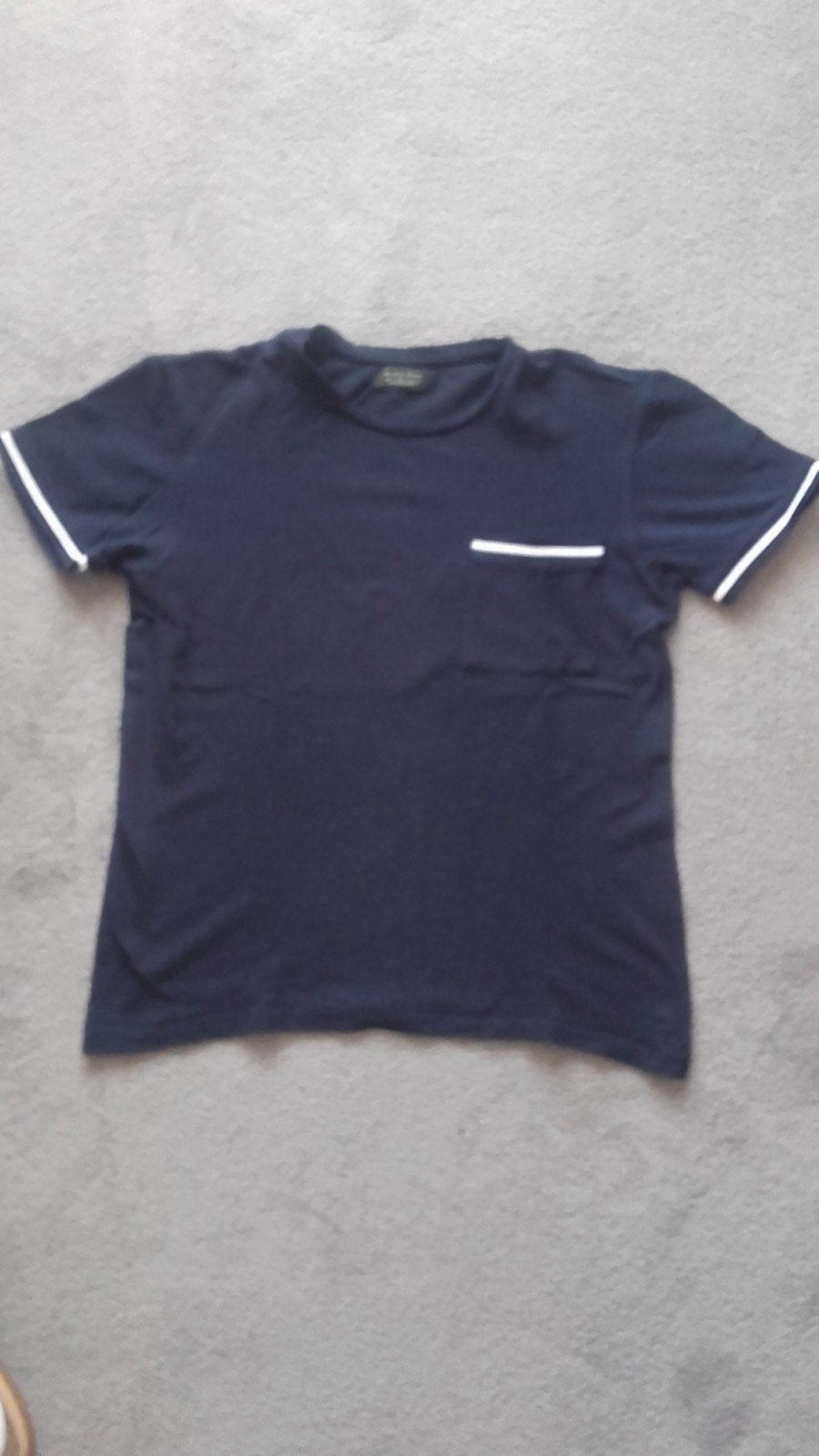 Zara Man T-shirt Maat S, Blauw, Ophalen of Verzenden, Zo goed als nieuw, Zara Man