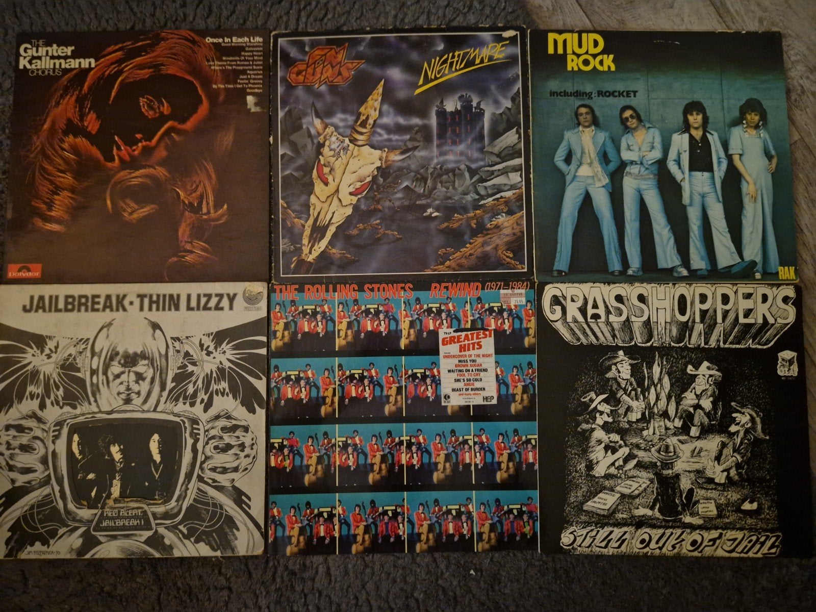 Thin Lizzy, Rolling Stones, Mud Rock en nog wat Heavy metal., Ophalen, LP, Dubbel-LP, Classic Rock