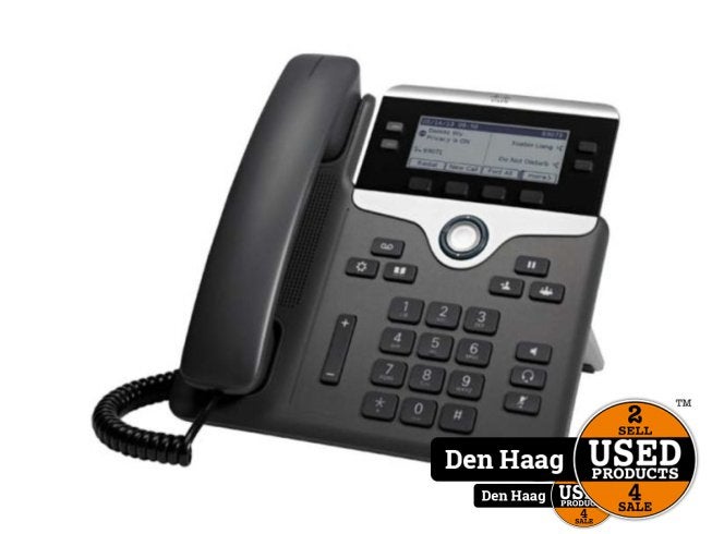 Cisco 7841 VoIP Desktop-telefoon | Nieuw, Telecommunicatie, Cisco, Gebruikt, Support@cisco.com, 170 West Tasman Dr.
San Jose, CA 95134
USA