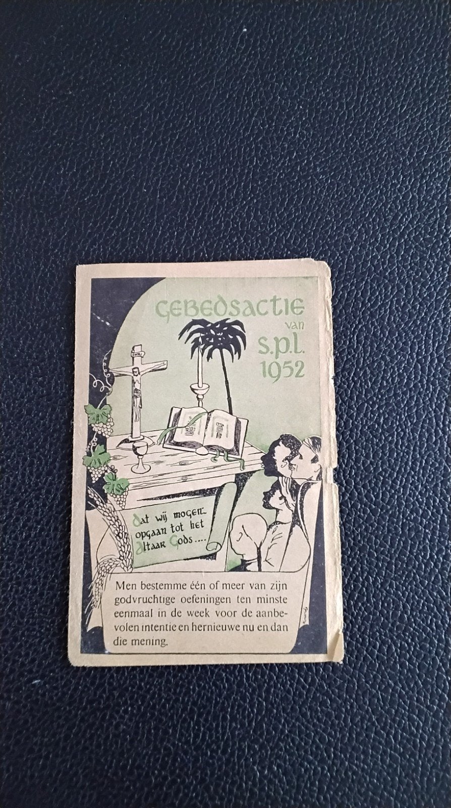 Gebedsactie S.P.L. 1952 - Zeldzaam Religieus Boekje, Antiek en Kunst, Ophalen of Verzenden
