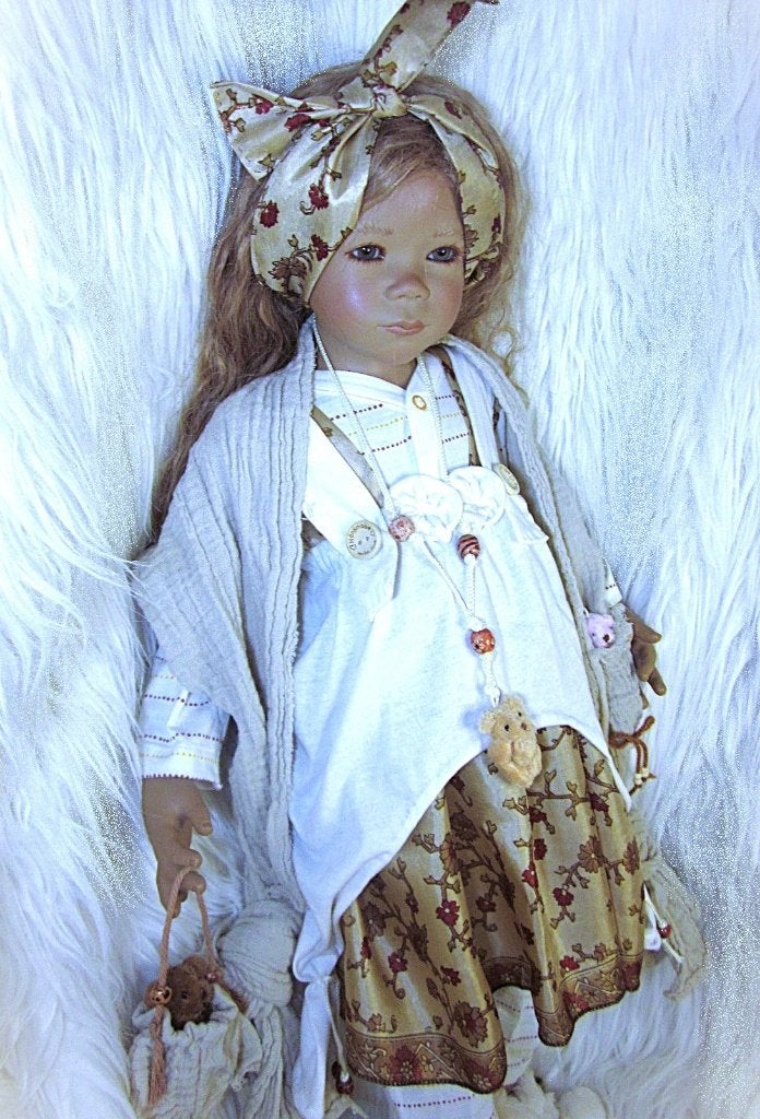 Outfit met laarsjes voor 70 cm Himstedt Zwergnase poppen, Verzamelen, Verzenden, Nieuw, Kleertjes