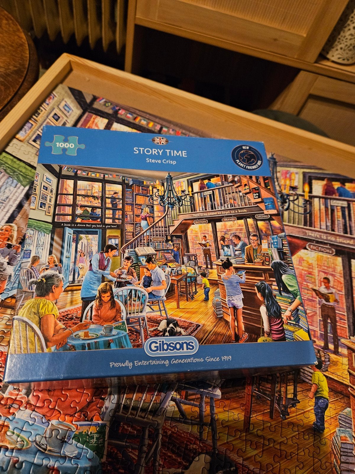 Puzzel 1000 stukjes gibsons, Ophalen of Verzenden, 500 t/m 1500 stukjes, Zo goed als nieuw