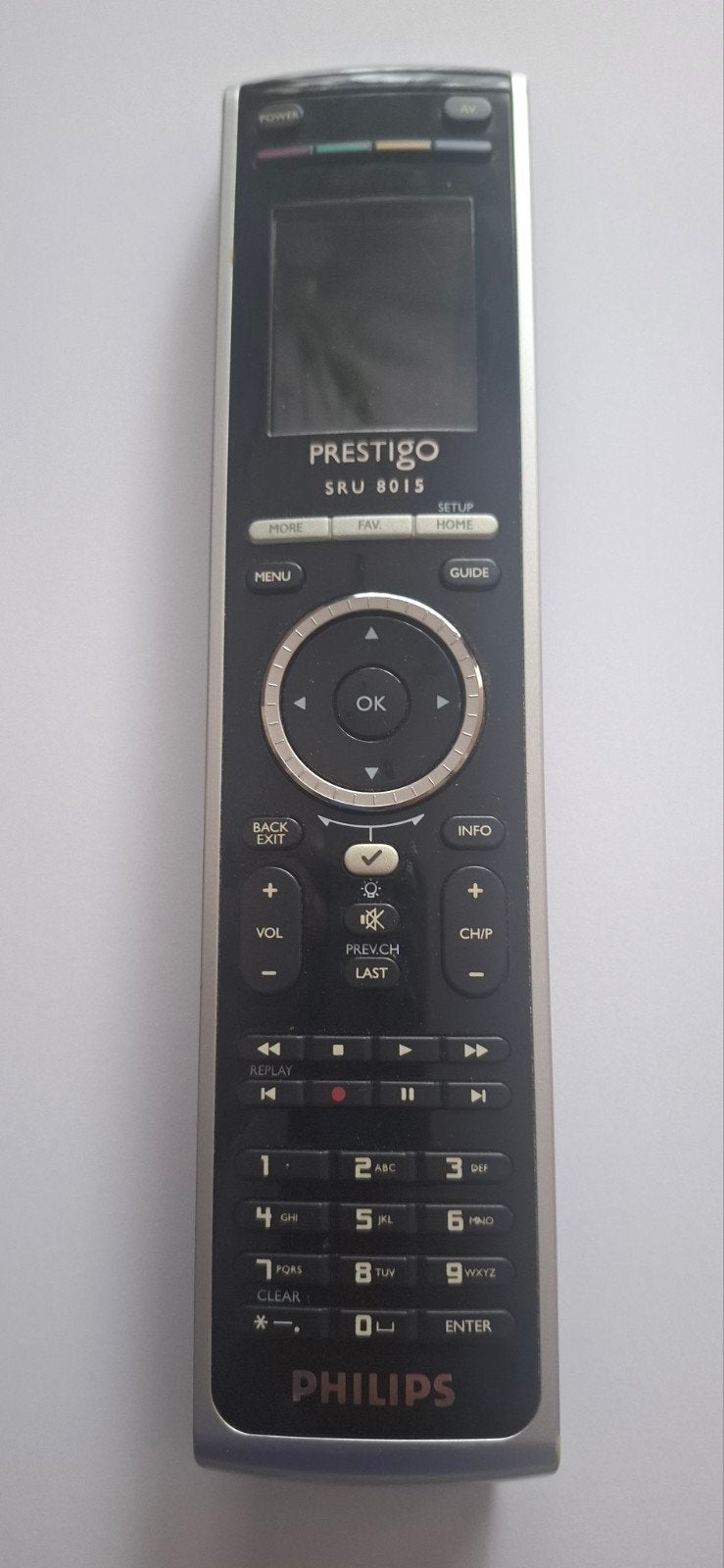 Philips Prestigo SRU 8015 Universele Afstandsbediening, Gebruikt, Dvd, Universeel, Ophalen of Verzenden