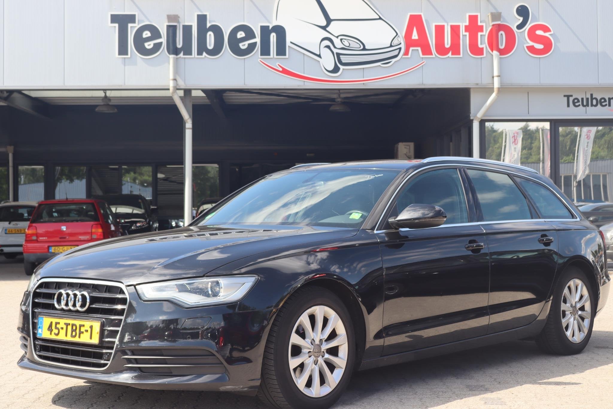 Audi A6 Avant 2.0 TDI Pro Line Plus | Automaat | Lederen spo, Auto's, Audi, Gebruikt, Zwart, 4 cilinders, Zwart