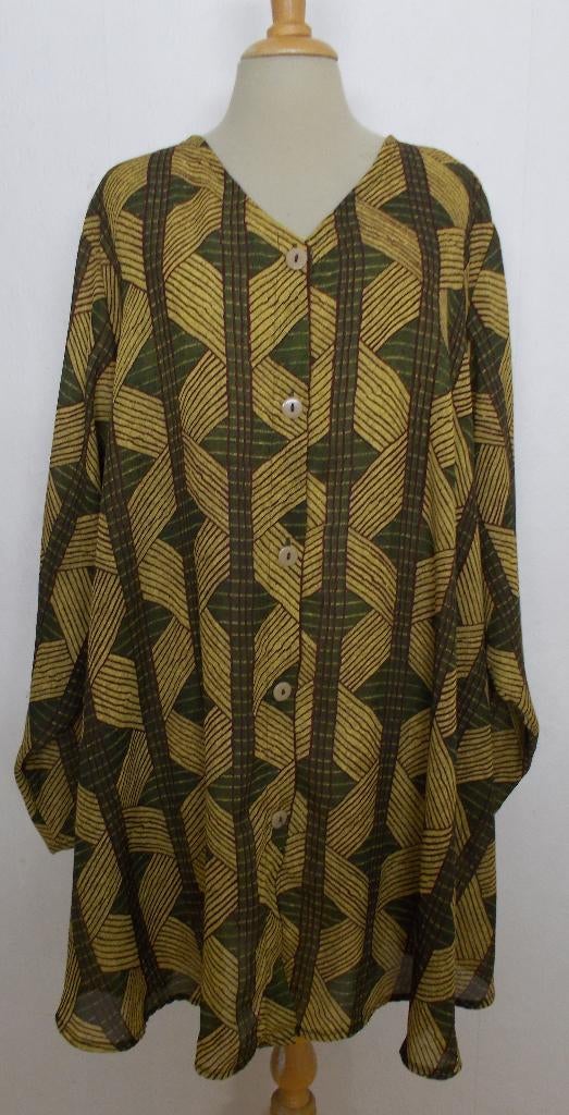 Mooie tuniek/blouse van Normal Crazy! XXL, Verzenden, Zo goed als nieuw, Maat 46/48 (XL) of groter, Bruin