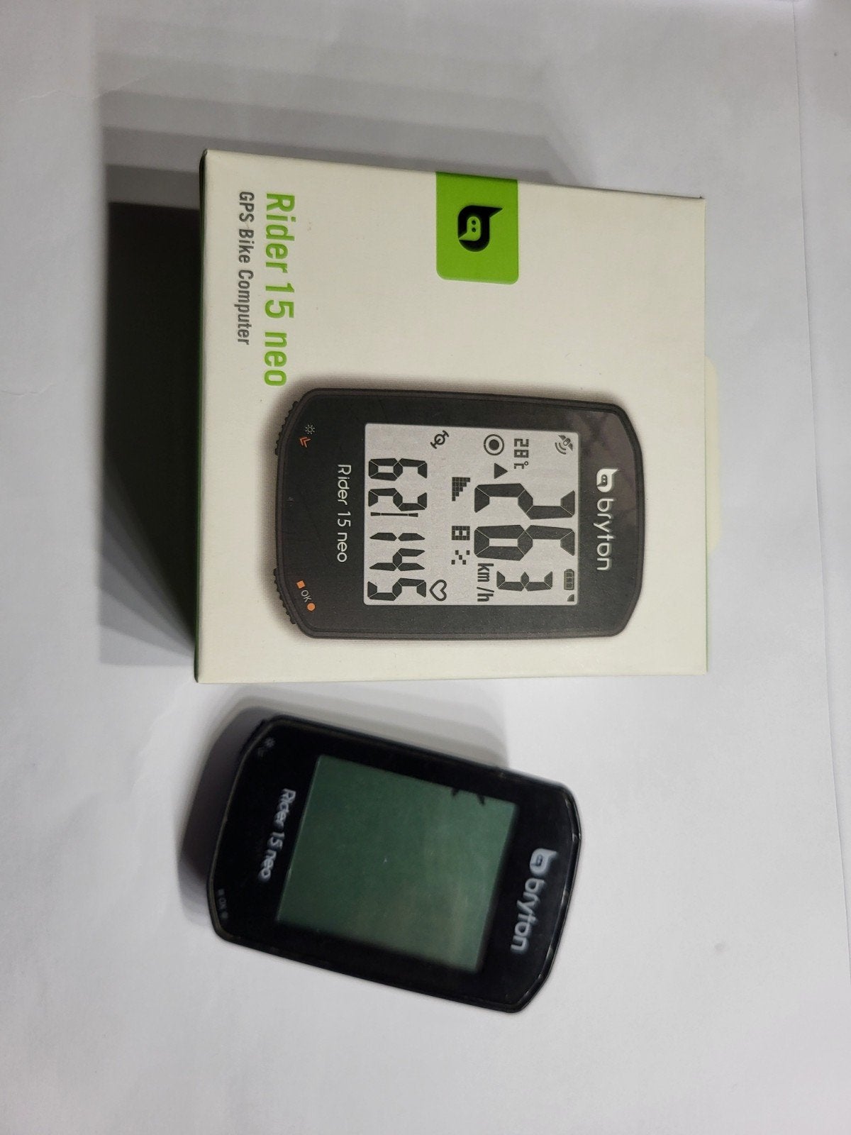 Bryton Rider 15 neo GPS Fietscomputer, Ophalen of Verzenden, Draadloos, Zo goed als nieuw