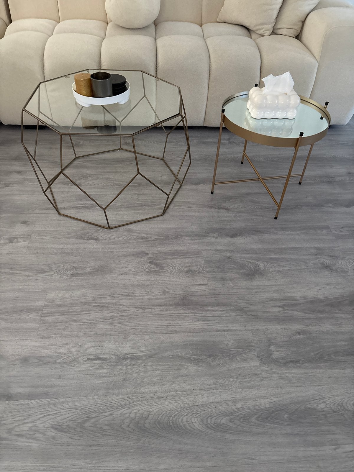 Set van 2 moderne bijzettafels met glazen blad, Ophalen, 50 tot 100 cm, Overige vormen, 5 – 50
