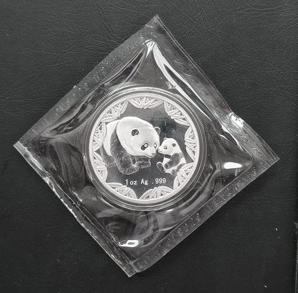 China Panda 1 oz zilver World money fair Philadelphia (2012), Ophalen of Verzenden, Zilver