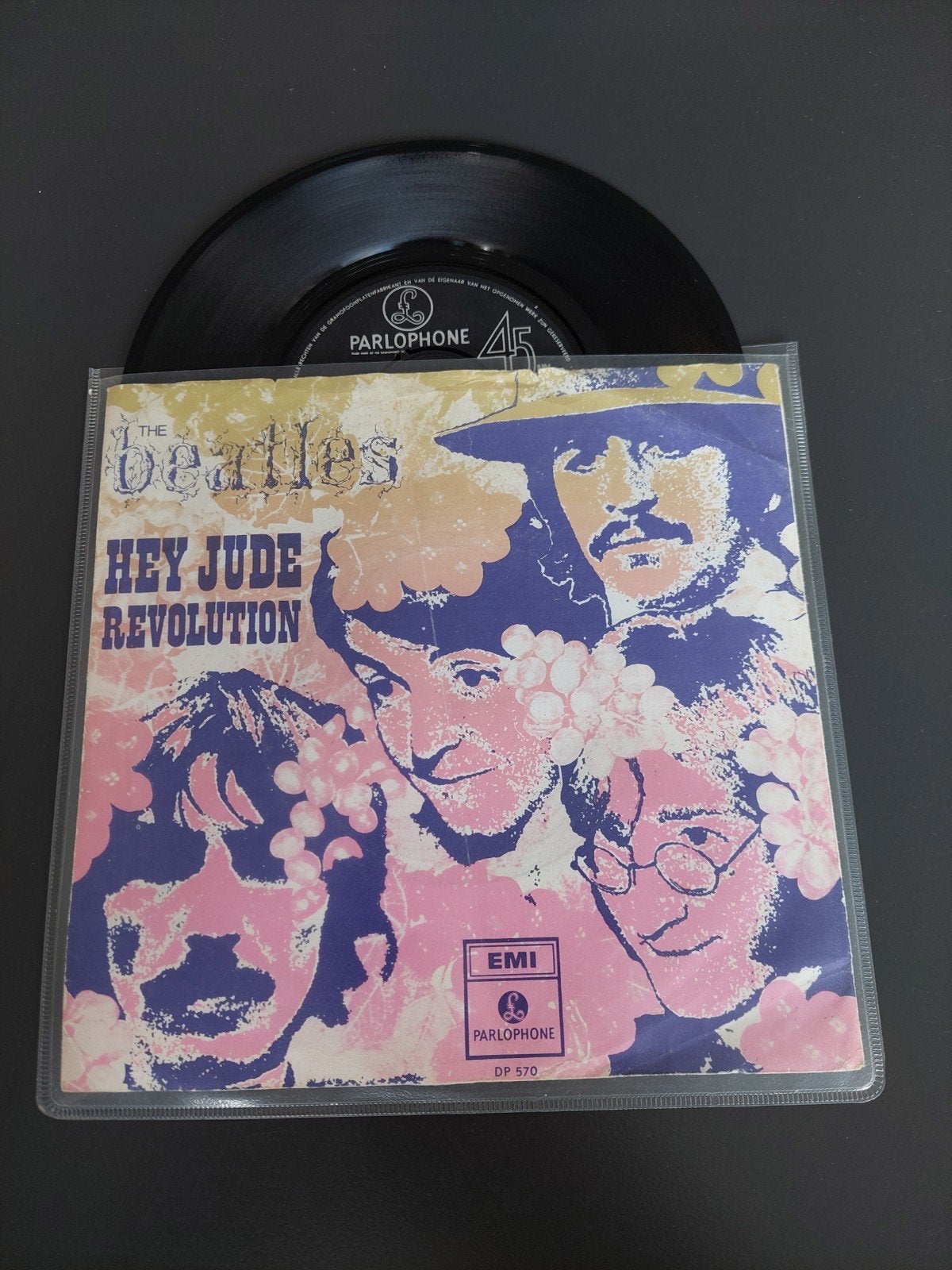 the Beatles hey jude, Ophalen of Verzenden, Gebruikt, 7 inch, Overige genres