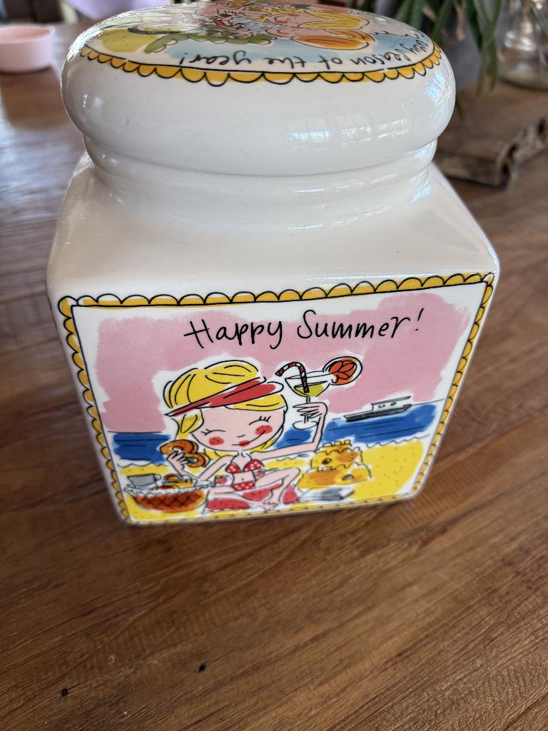 Blond koekjespot snoepjespot voorraadpot, Ophalen, Blond Amsterdam, Overige typen, Nieuw