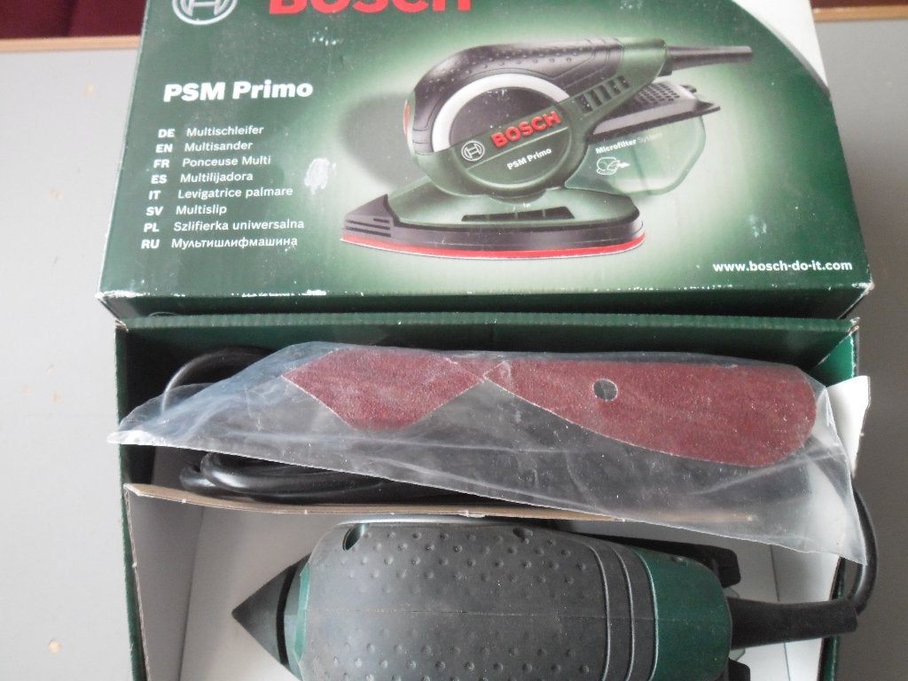 Bosch PSM Primo  ( mouse ), Doe-het-zelf en Verbouw, Gereedschap | Schuurmachines, Ophalen of Verzenden, Zo goed als nieuw, Minder dan 600 watt