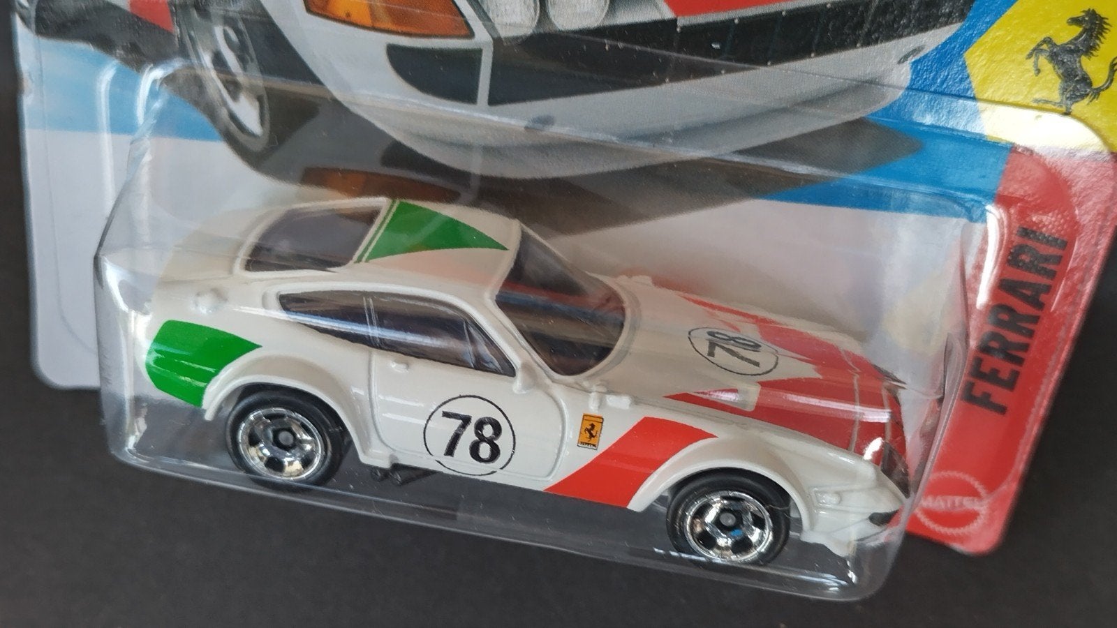 Ferrari 365 Grb 4 Competizione Italy 1:64 Hotwheels Pol, Hobby en Vrije tijd, Auto, Verzenden, ., Nieuw