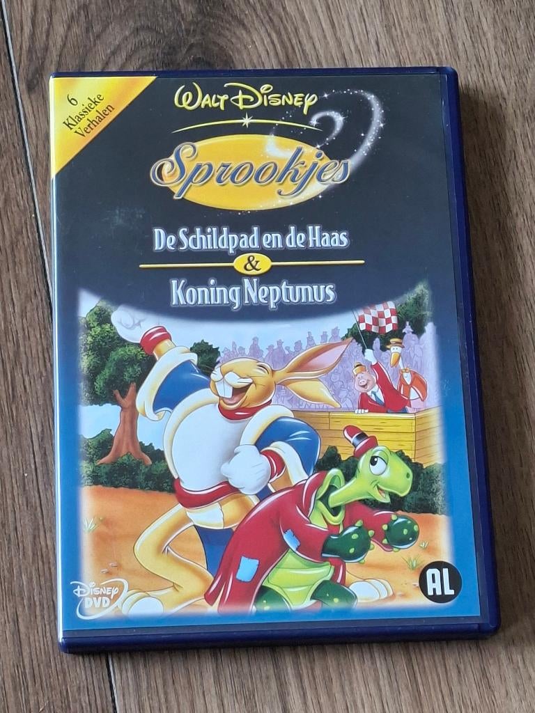 donald in rekenwonderland , ben en ik , schildpad en de haas, Cd's en Dvd's, Dvd's | Tekenfilms en Animatie, Alle leeftijden, Ophalen of Verzenden