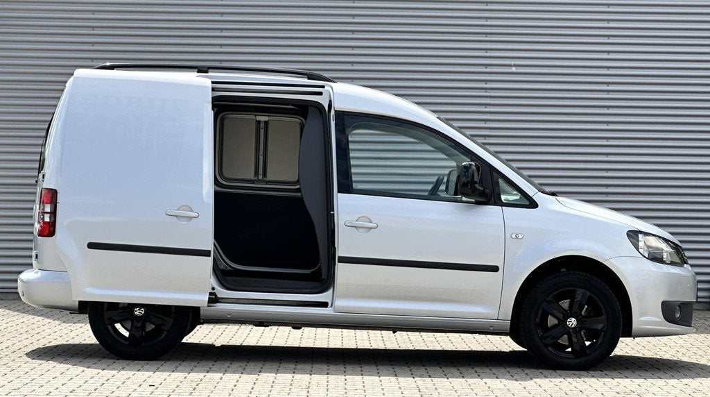 Volkswagen Caddy 1.6 TDI Automaat|Navi|Airco|Cruise 1ste eig, Euro 5, Parkeersensor, Gebruikt, Zwart