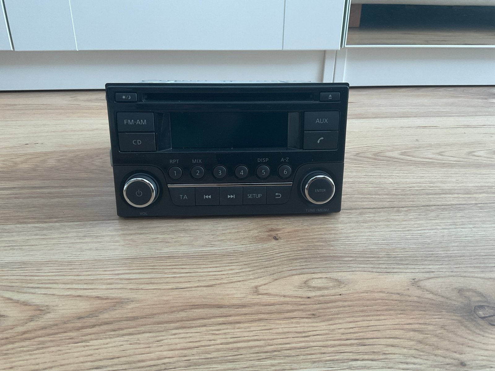 Autoradio met CD, FM-AM en AUX ingang voor Nissan Qashqai, Ophalen of Verzenden, Gebruikt