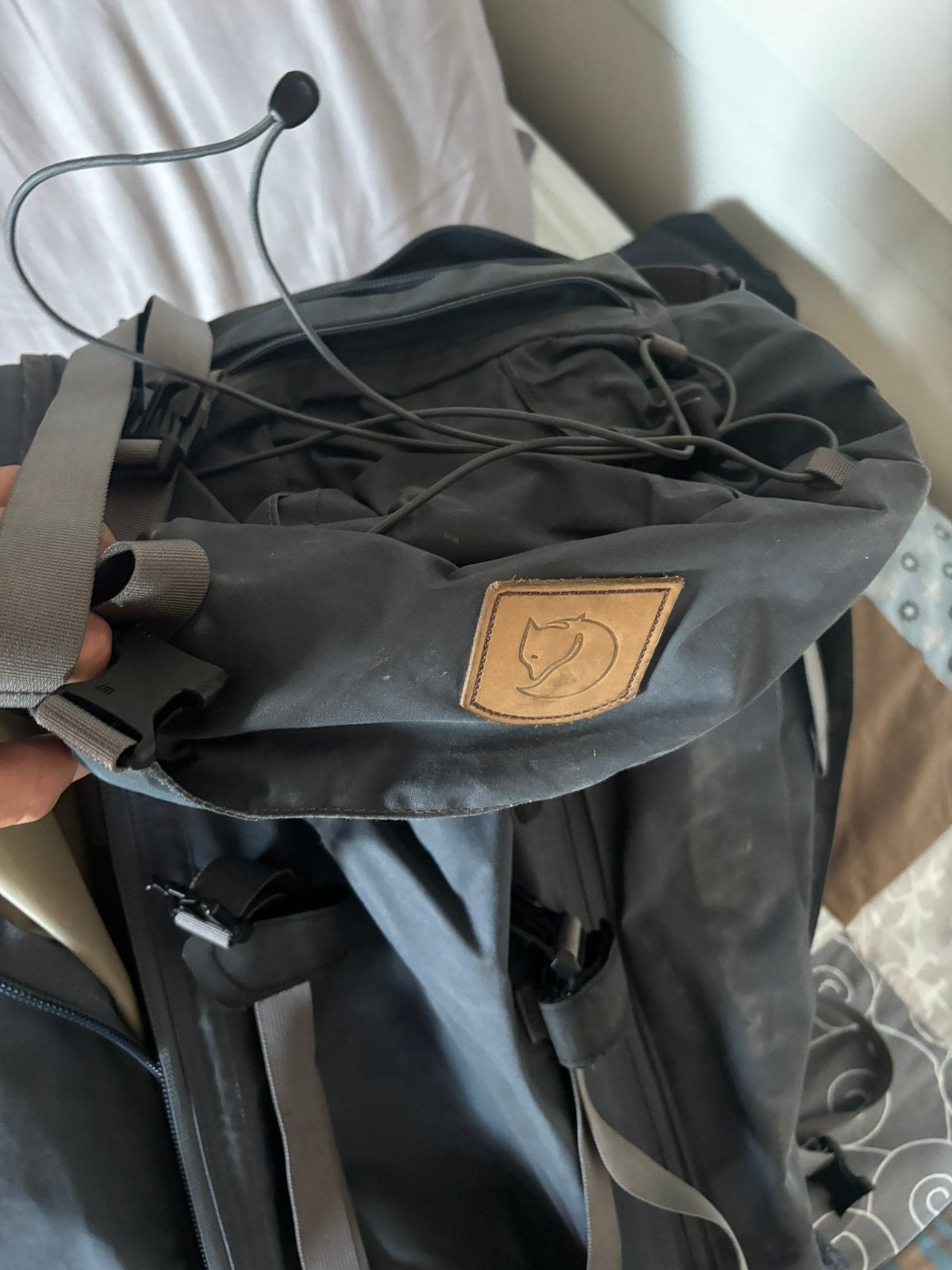 Fjällräven Kajka Backpack 75 Liter, 30 cm of meer, Blauw, Ophalen of Verzenden, Zo goed als nieuw