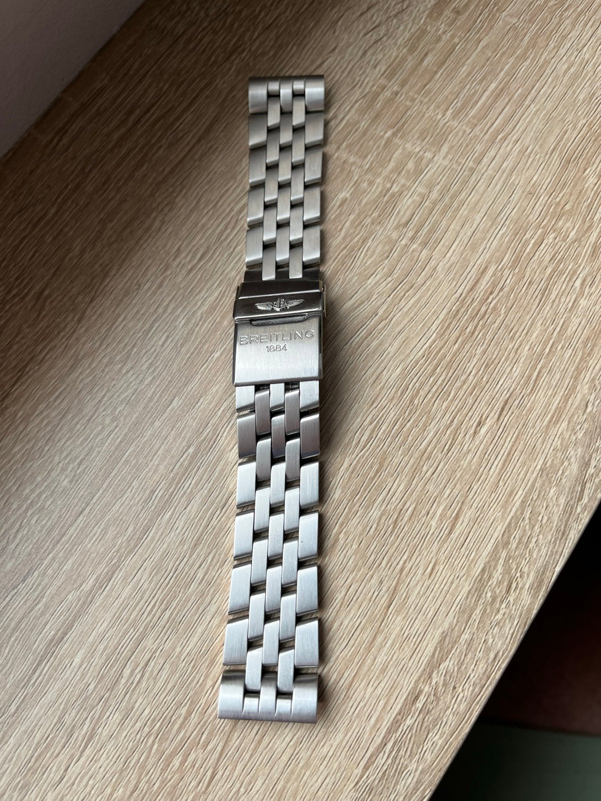 Breitling horlogeband staal - 372A C2608, Staal, Gebruikt, Staal, Breitling