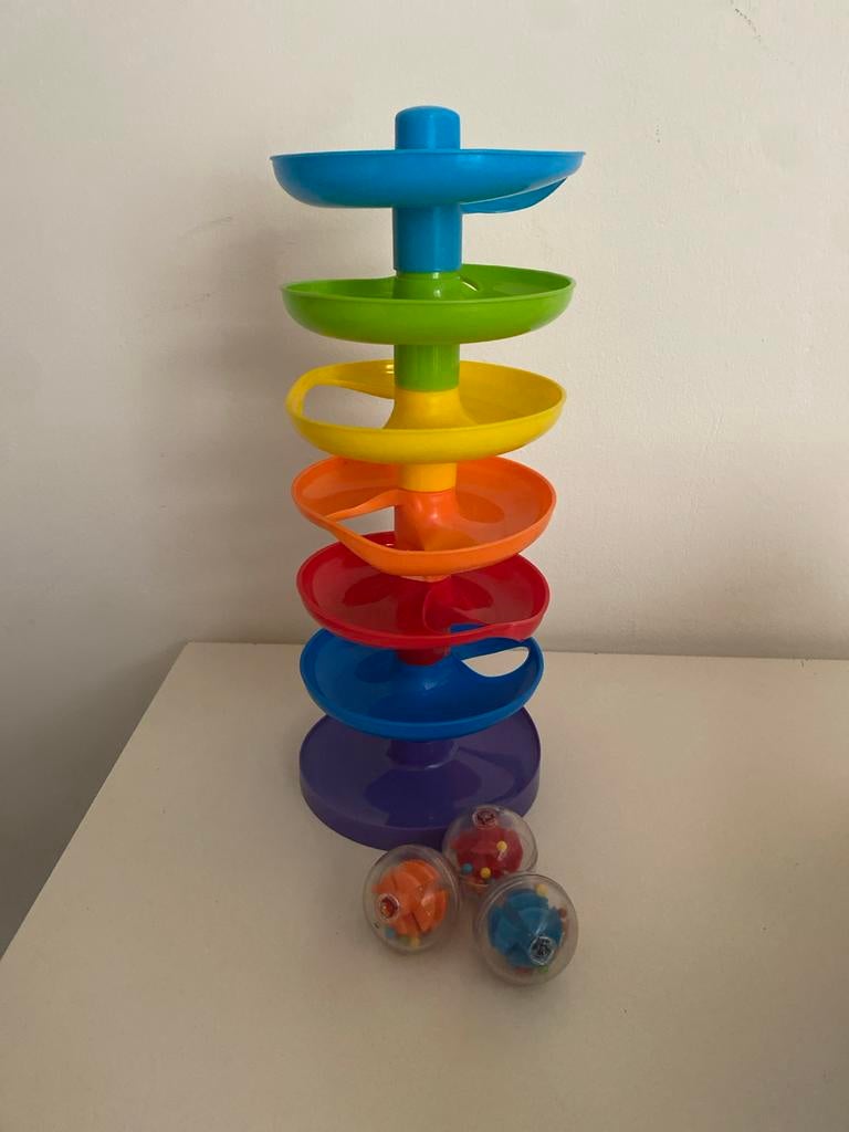 Ballentoren / Knikkerbaan met 3 ballen, Ophalen of Verzenden, Zo goed als nieuw, Overige typen