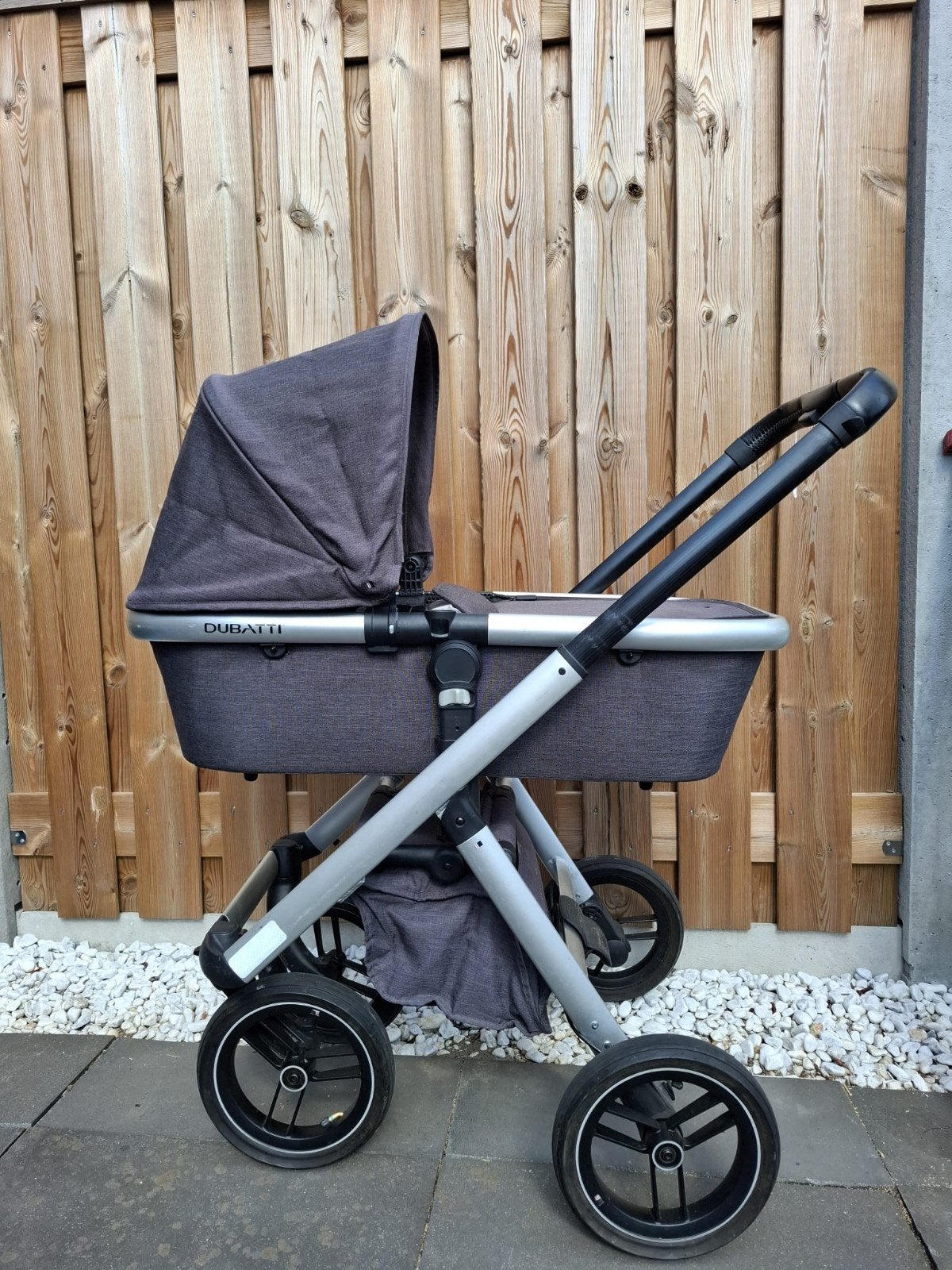 dubatti, kinderwagen  met gebruikerssporen, Gebruikt, Combiwagen, Met reiswieg, Ophalen