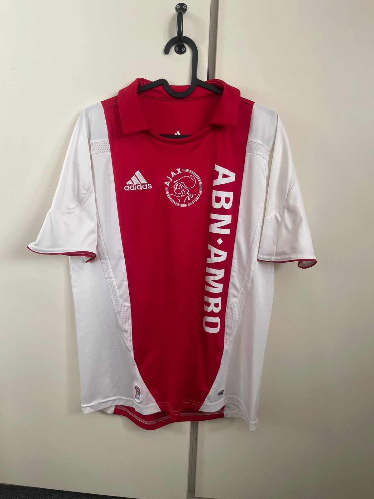 Ajax Thuisshirt Adidas ABN AMRO Maat S, Sport en Fitness, Maat XL, Ophalen of Verzenden, Zo goed als nieuw, Shirt