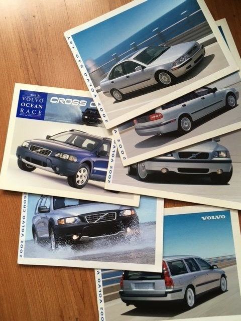 Volvo US S40, V40, V70, XC70 brochure/auto folder '02, Ophalen of Verzenden, Zo goed als nieuw, Volvo