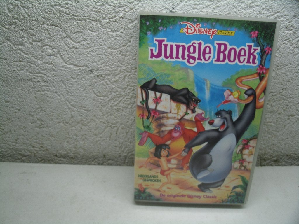 vhs 203a jungle boek ned gespr, Cd's en Dvd's, VHS | Kinderen en Jeugd, Alle leeftijden, Ophalen of Verzenden, Gebruikt