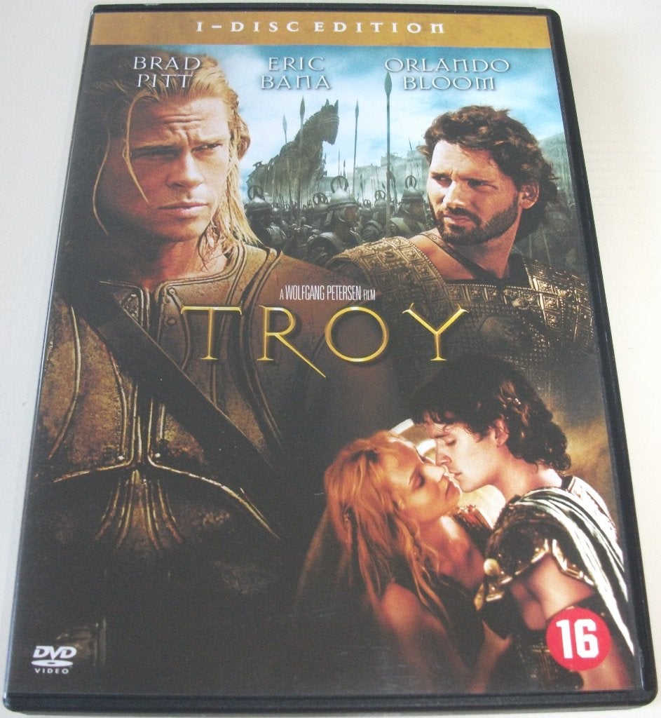 Dvd *** TROY *** De Griekse krijger Achilles, Cd's en Dvd's, Vanaf 16 jaar, Ophalen of Verzenden, Zo goed als nieuw, Actie