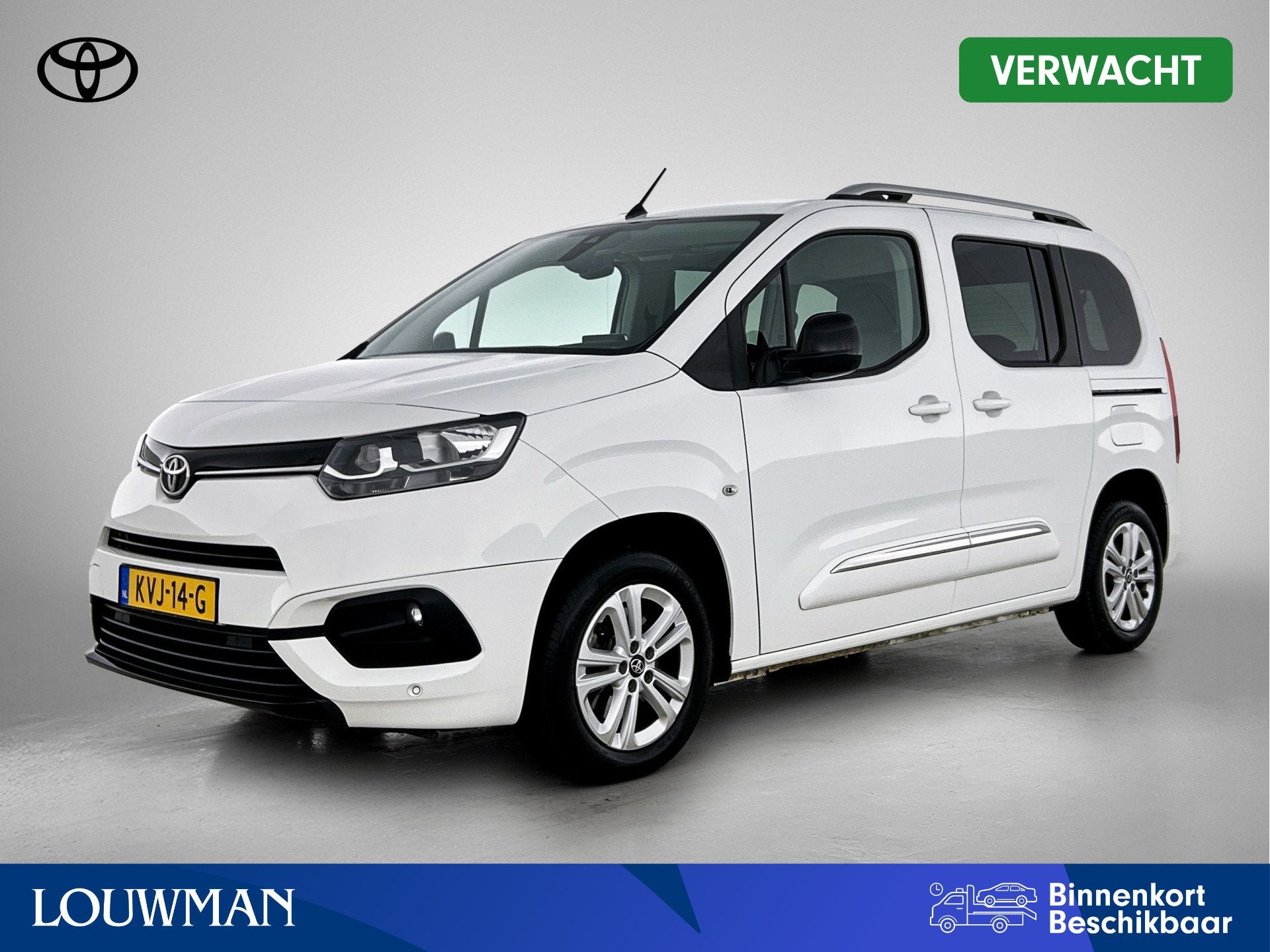 Toyota PROACE CITY Verso 1.2 Dynamic Automaat | afneembare t, Gebruikt, Wit, 3 cilinders, 740 kg