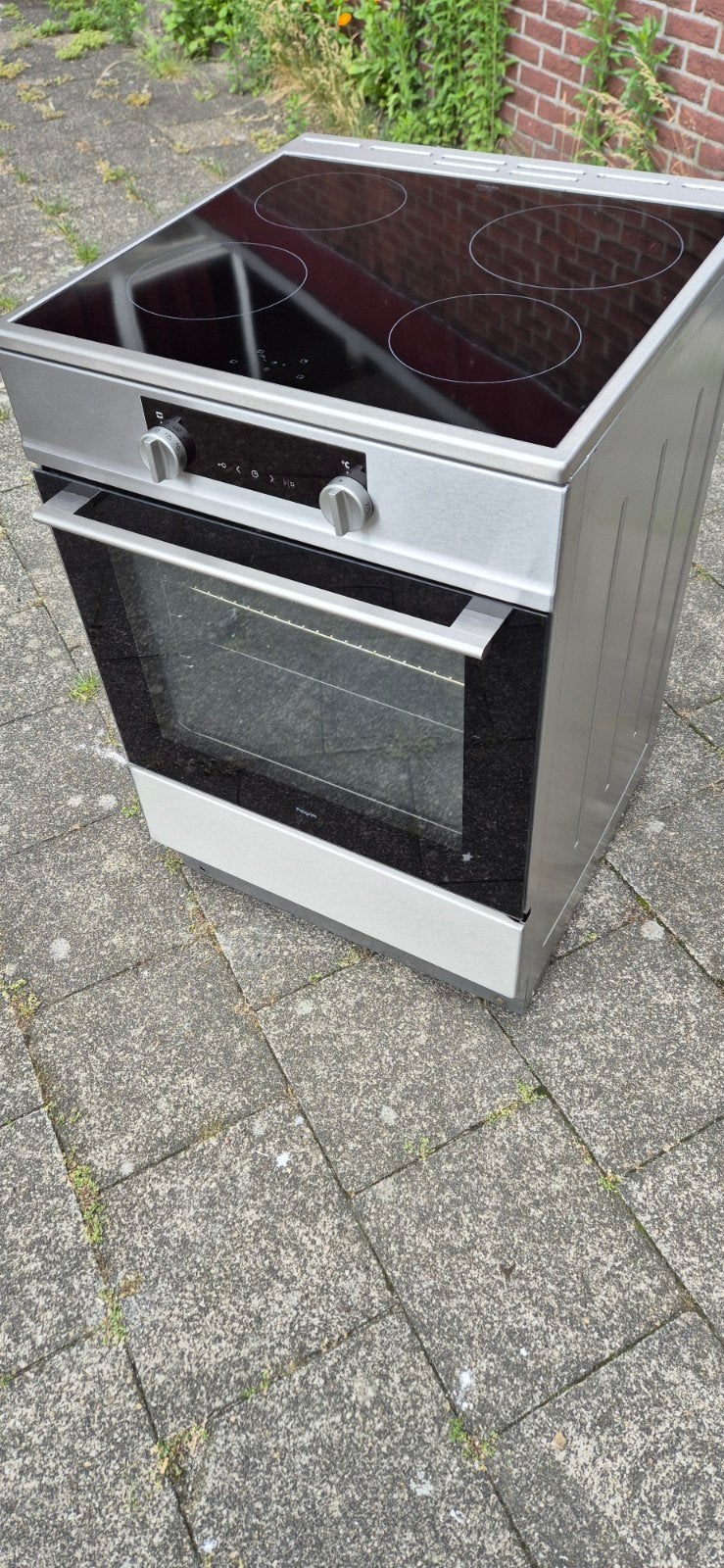 Pelgrim Vrijstaand Fornuis met inductie Kookpla, Gebruikt, Hete lucht, 60 cm of meer, Energieklasse A of zuiniger