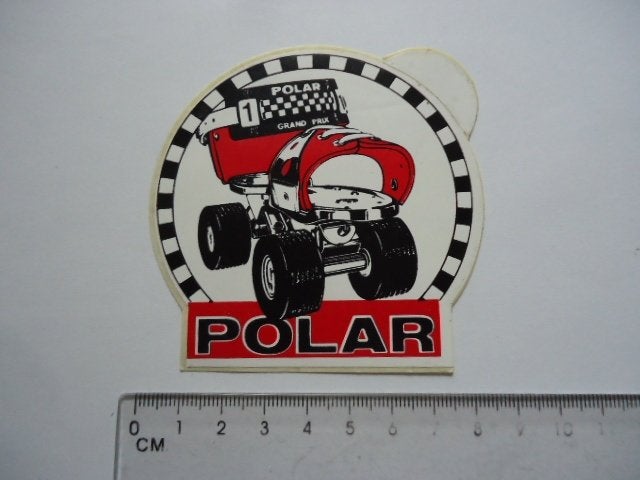 sticker Jaren 70 SPEELGOED Polar rolschaatsen schaatsen retr, Verzenden, Zo goed als nieuw
