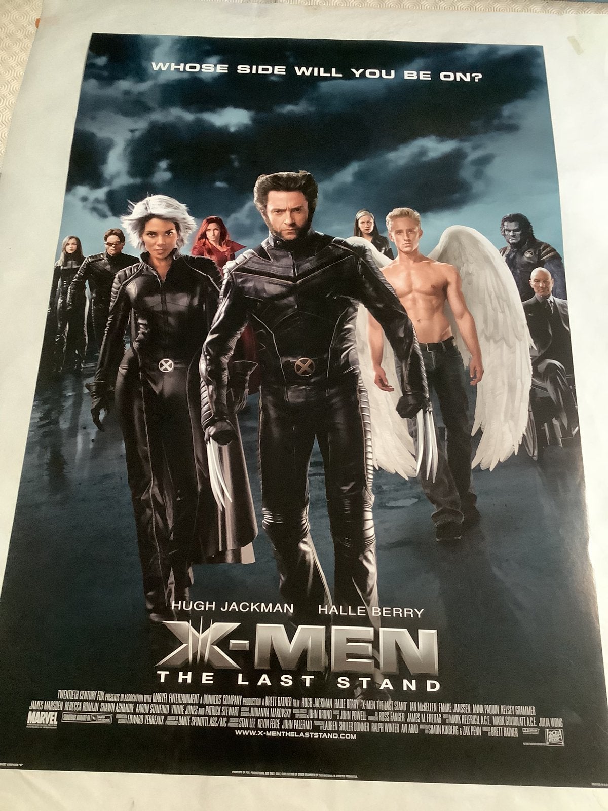 X- MEN    MARVEL   USA FILMPOSTER   68,5-101,5 cm, Verzamelen, Ophalen of Verzenden, Zo goed als nieuw, A1 t/m A3, Film en Tv