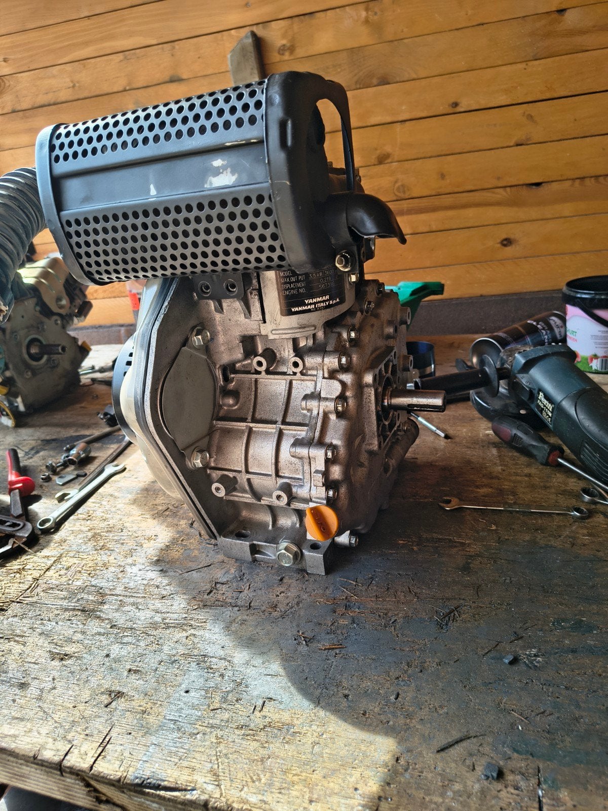 yanmar 3.5 kw diesel, Ophalen, Dieselmotor