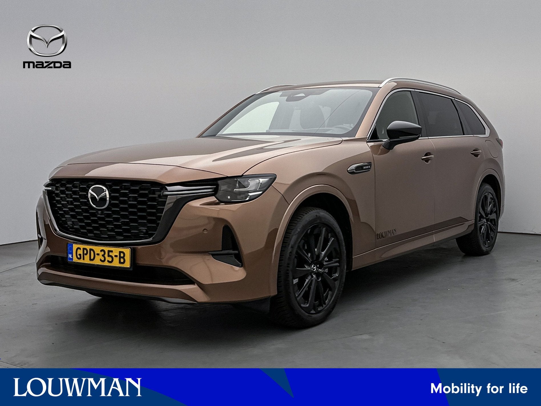 Mazda CX-80 2.5 e-SkyActiv PHEV Homura Plus 6p. | Trekhaak |, Auto's, Mazda, 12 maanden, Gebruikt, 4 cilinders, CX-80
