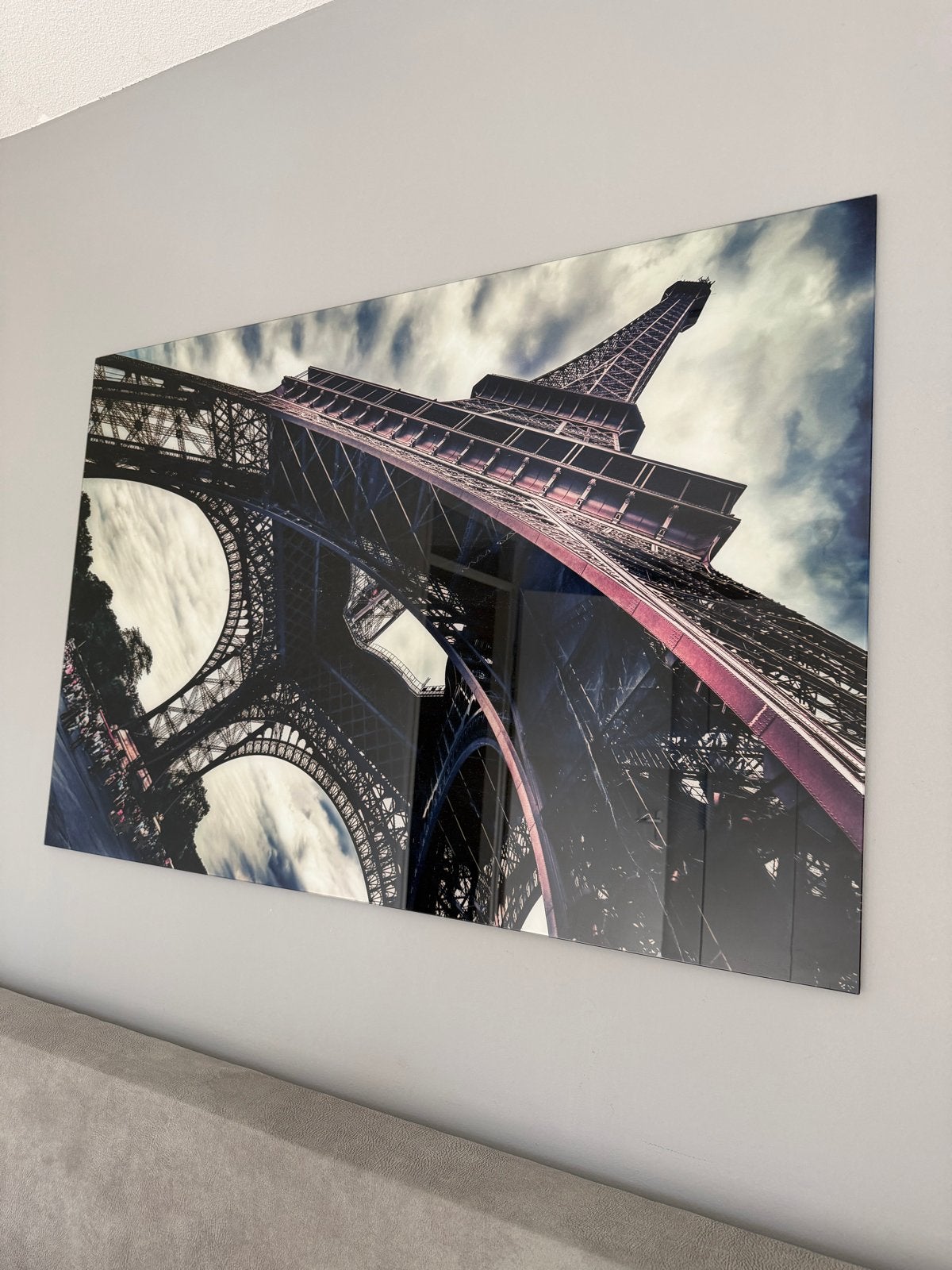 Eiffeltoren Schilderij, Huis en Inrichting, Ophalen, Zo goed als nieuw, Schilderij, 100 tot 125 cm