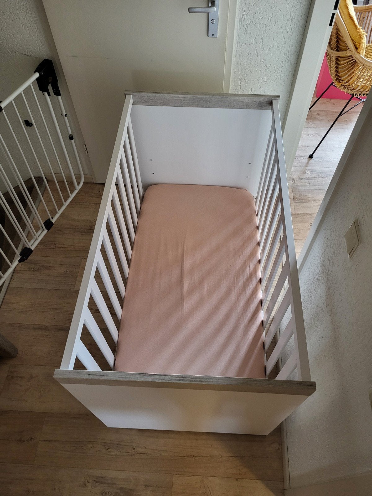Ledikant met Aerosleep matras 60 x 120, Gebruikt, Minder dan 140 cm, Minder dan 70 cm, Ophalen