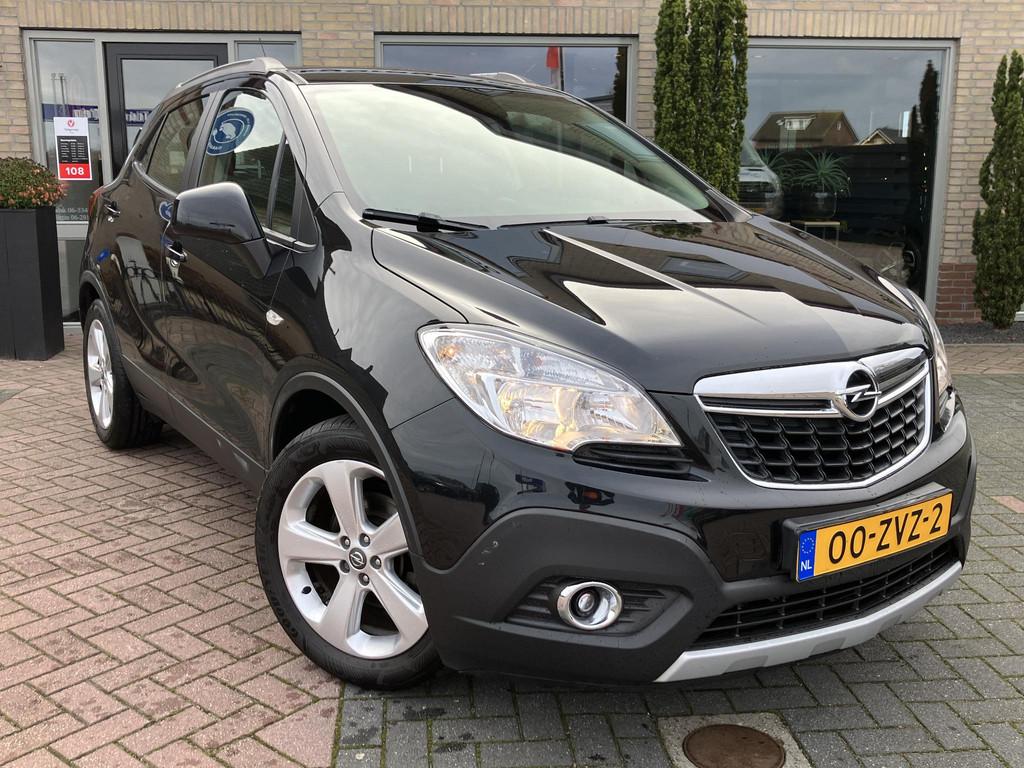 Opel Mokka 1.6 Edition | Trekhaak | Navi | NAP | 2e eigenaar, Voorwielaandrijving, Euro 5, Gebruikt, Zwart