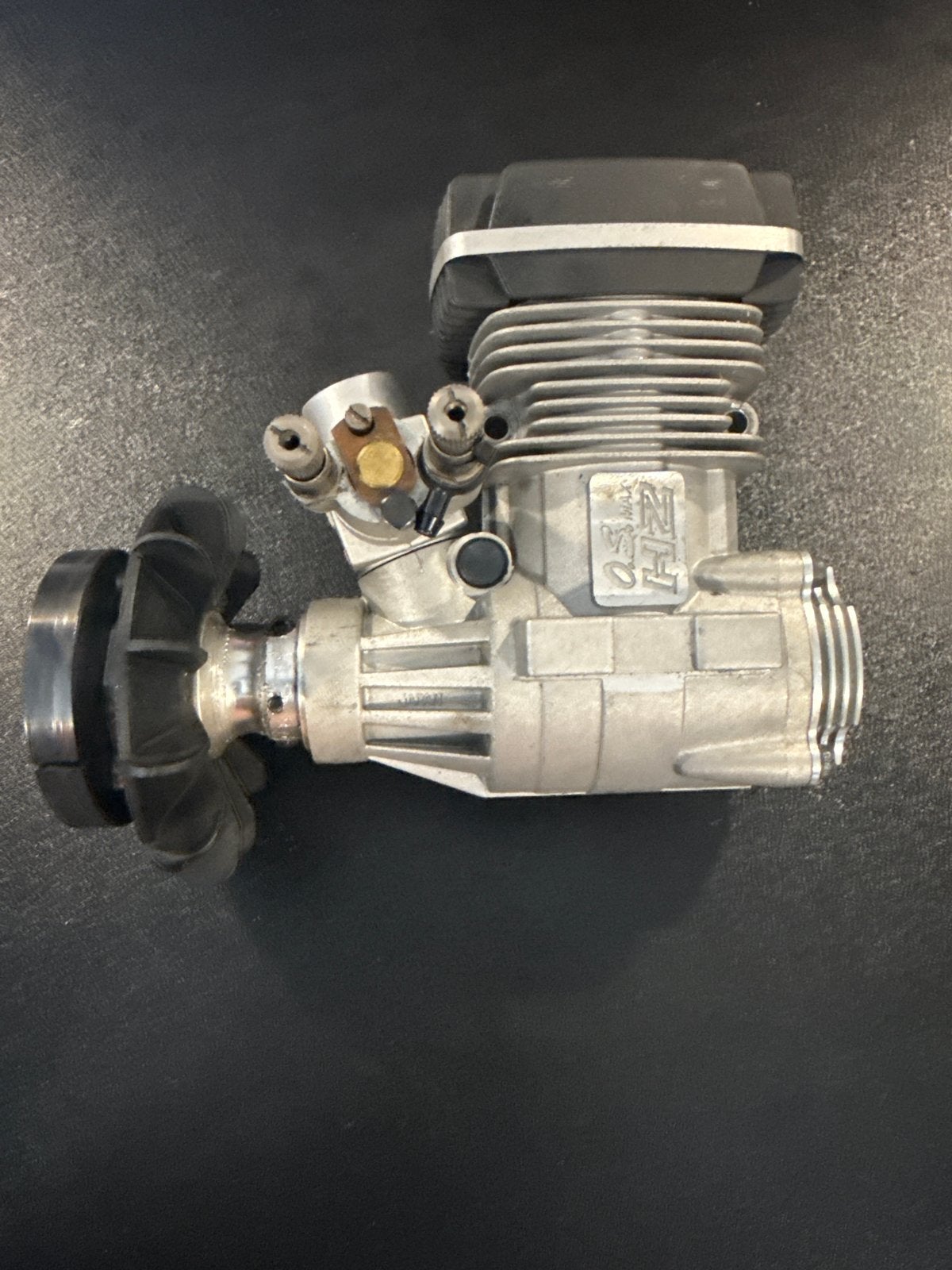 OS MAX 91HZ tweetakt motor voor 700 size RC helikopter, Overige merken, Gebruikt, Ophalen of Verzenden, Groter dan 1:32