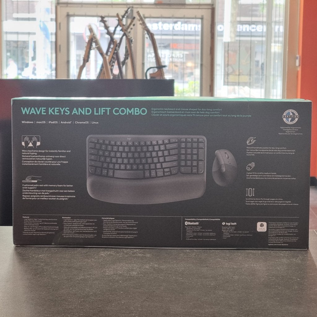Logitech Wave Keys And Lift Combo | Nieuw in seal, Computers en Software, Toetsenborden, Logitech, Nieuw, Support@logitech.com