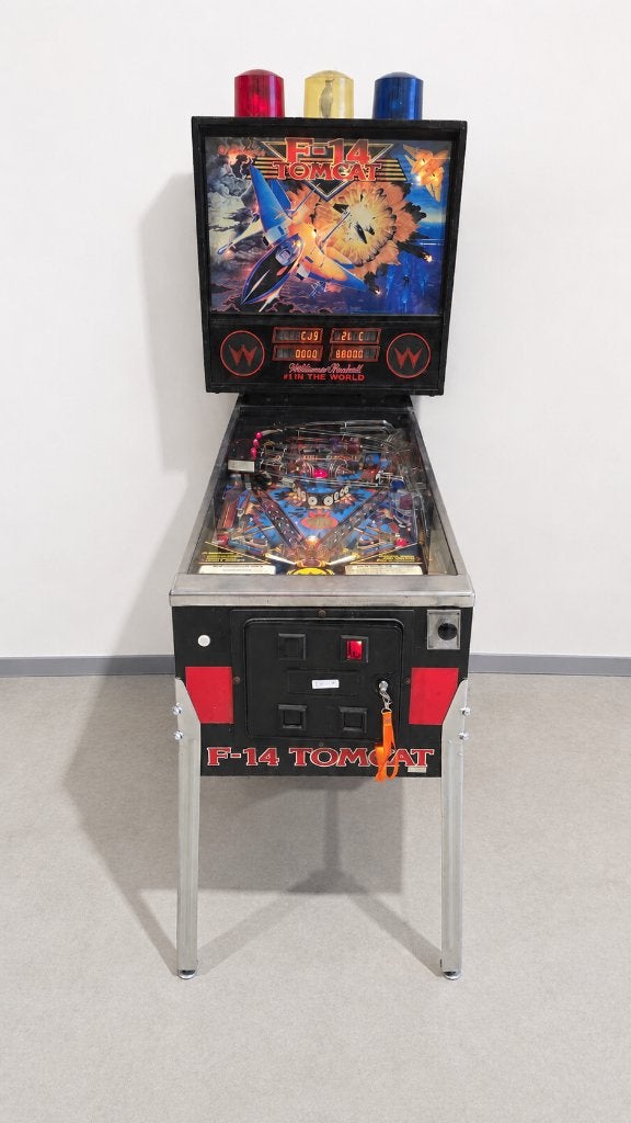 F-14 TOMCAT WILLIAMS PINBALL FLIPPER, Verzamelen, Automaten | Flipperkasten, Verzenden, Onderdeel of Defecte kast, Williams