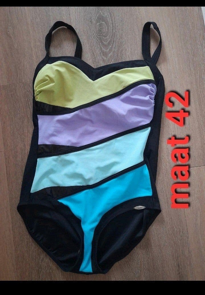 badpak maat 42, Kleding | Dames, Ophalen, Zo goed als nieuw, Zwart, Badpak