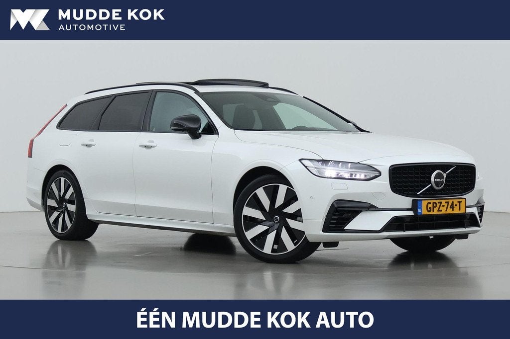 Volvo V90 T6 Plug-in hybrid Ultimate Dark | Panoramadak | 36, Automaat, 4 cilinders, 1969 cc, 180 min