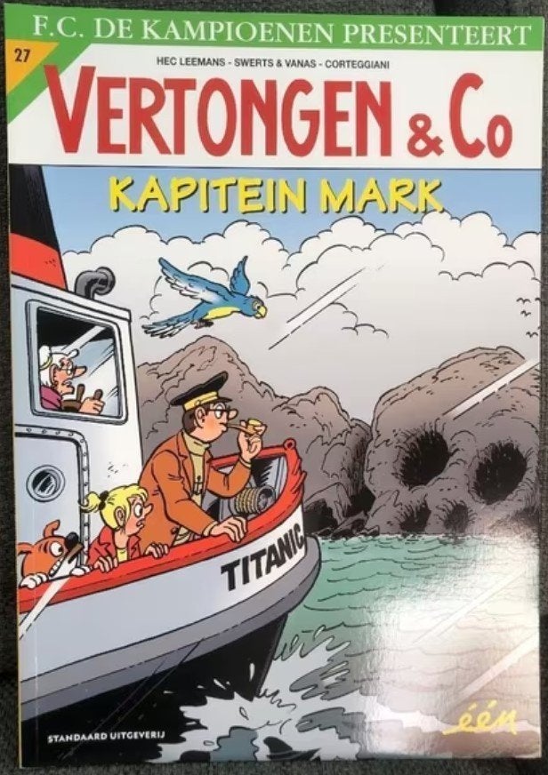 Kapitein Mark F.C. De Kampioenen presenteert b4, Eén stripboek, Ophalen of Verzenden, Zo goed als nieuw