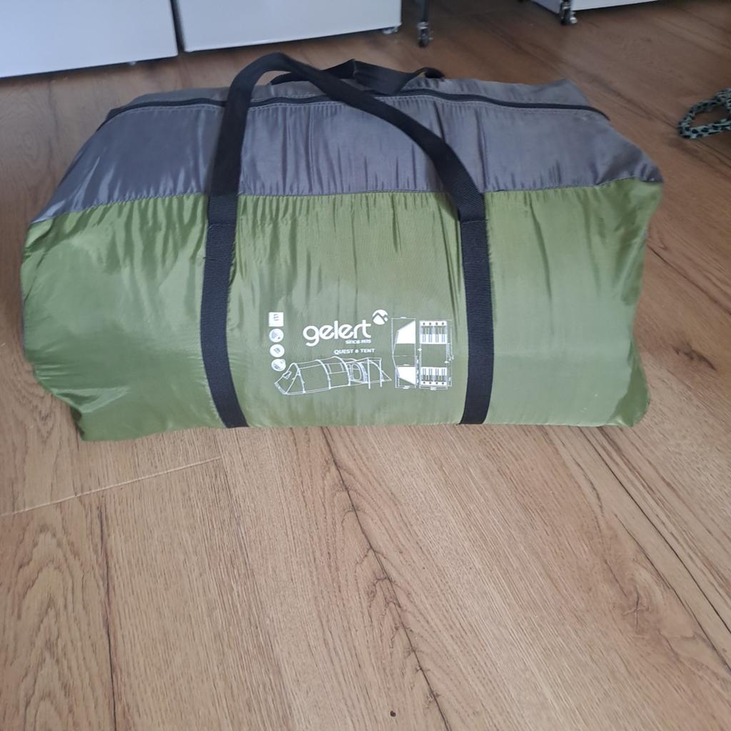 Gelert Quest 8 Tent - Ruime 8-persoons tunneltent, Caravans en Kamperen, Tenten, Ophalen, Gebruikt, Meer dan 6