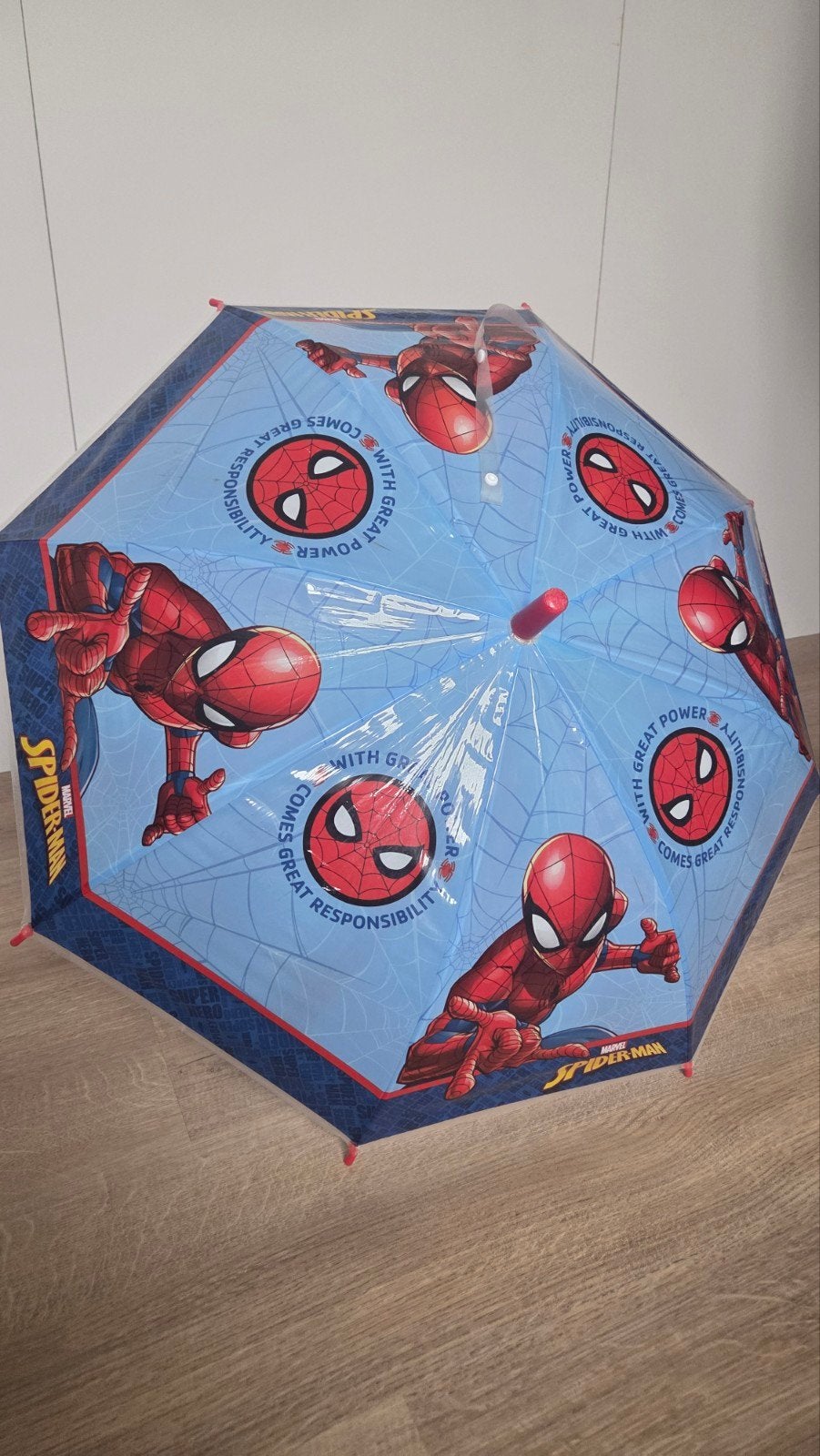spiderman paraplu kind, Ophalen, Zo goed als nieuw, Blauw