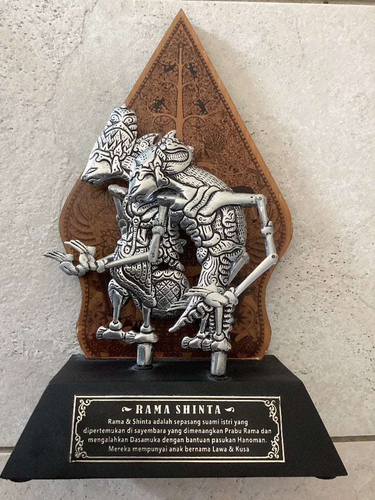 Rama & Shinta pewter figuur, Ophalen, Zo goed als nieuw
