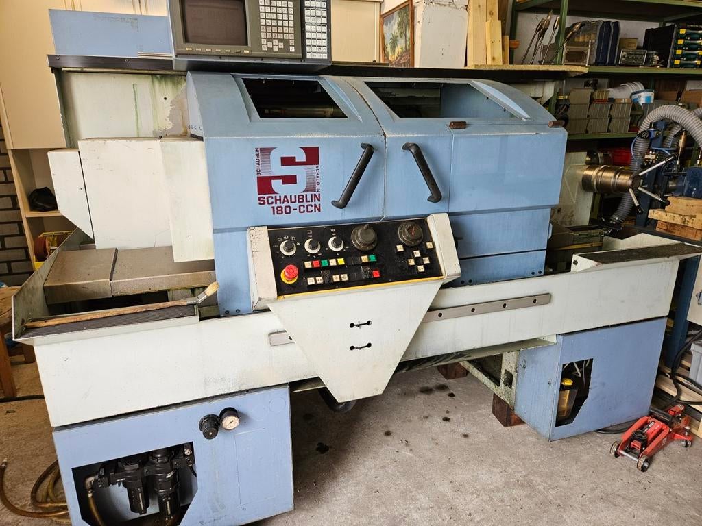 Shaublin 180 CCN met Fanuc control, Ophalen, Gebruikt, Metaaldraaibank