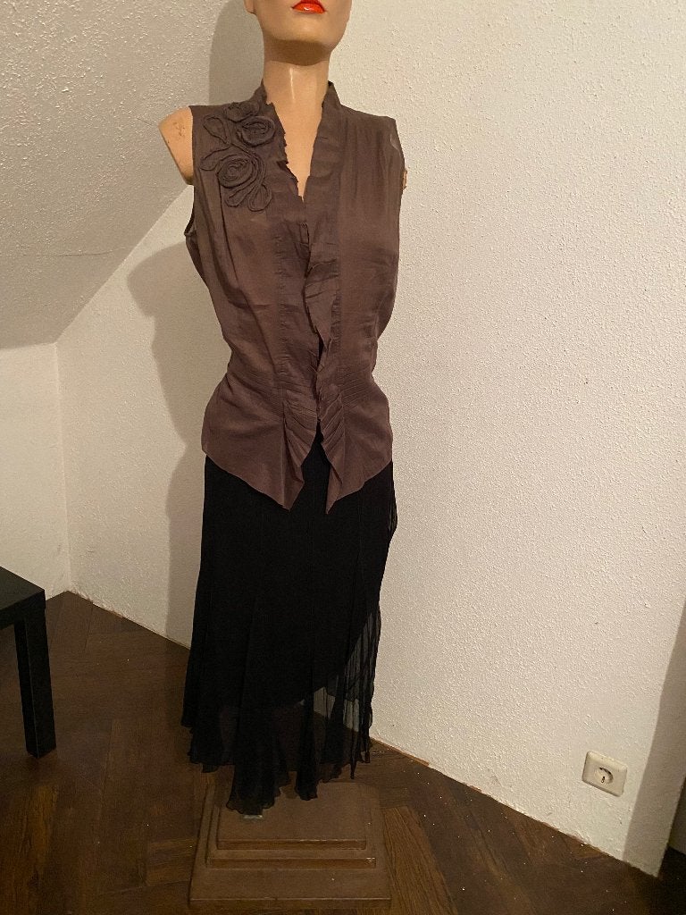 Nieuwstaat Stills zomer blouse katoen 42 verzenden mogelijk, Ophalen, Bruin, Maat 42/44 (L), Nieuw