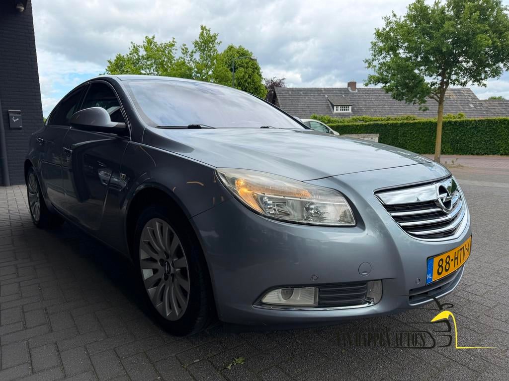 Opel Insignia 2.0 T Cosmo / apk 5-2027, Gebruikt, Zwart, 4 cilinders, Leder en Stof