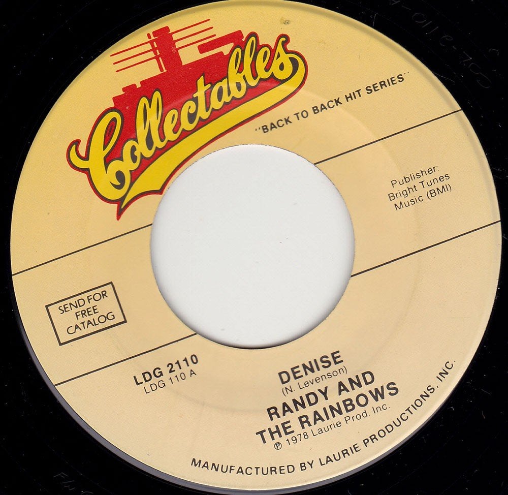 Randy & the Rainbows - Denise 7", Cd's en Dvd's, Vinyl Singles, Verzenden, Zo goed als nieuw, 7 inch, Pop